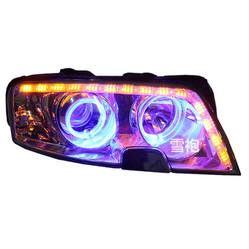 帕萨特领驭大灯总成改装