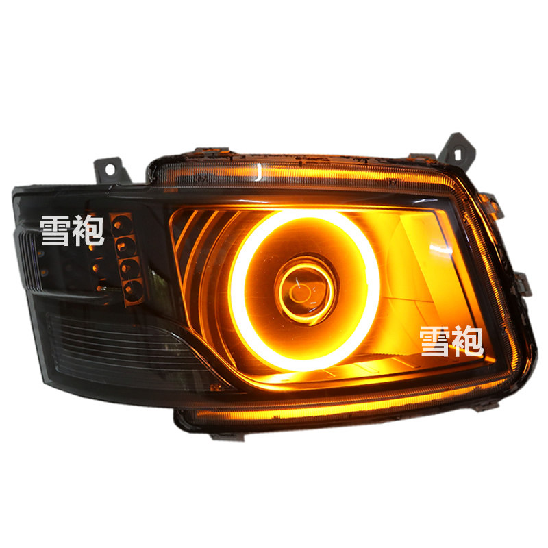 风景G7激光大灯总成改装黑武士