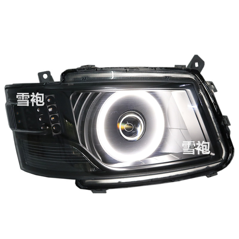 风景G7激光大灯总成改装黑武士