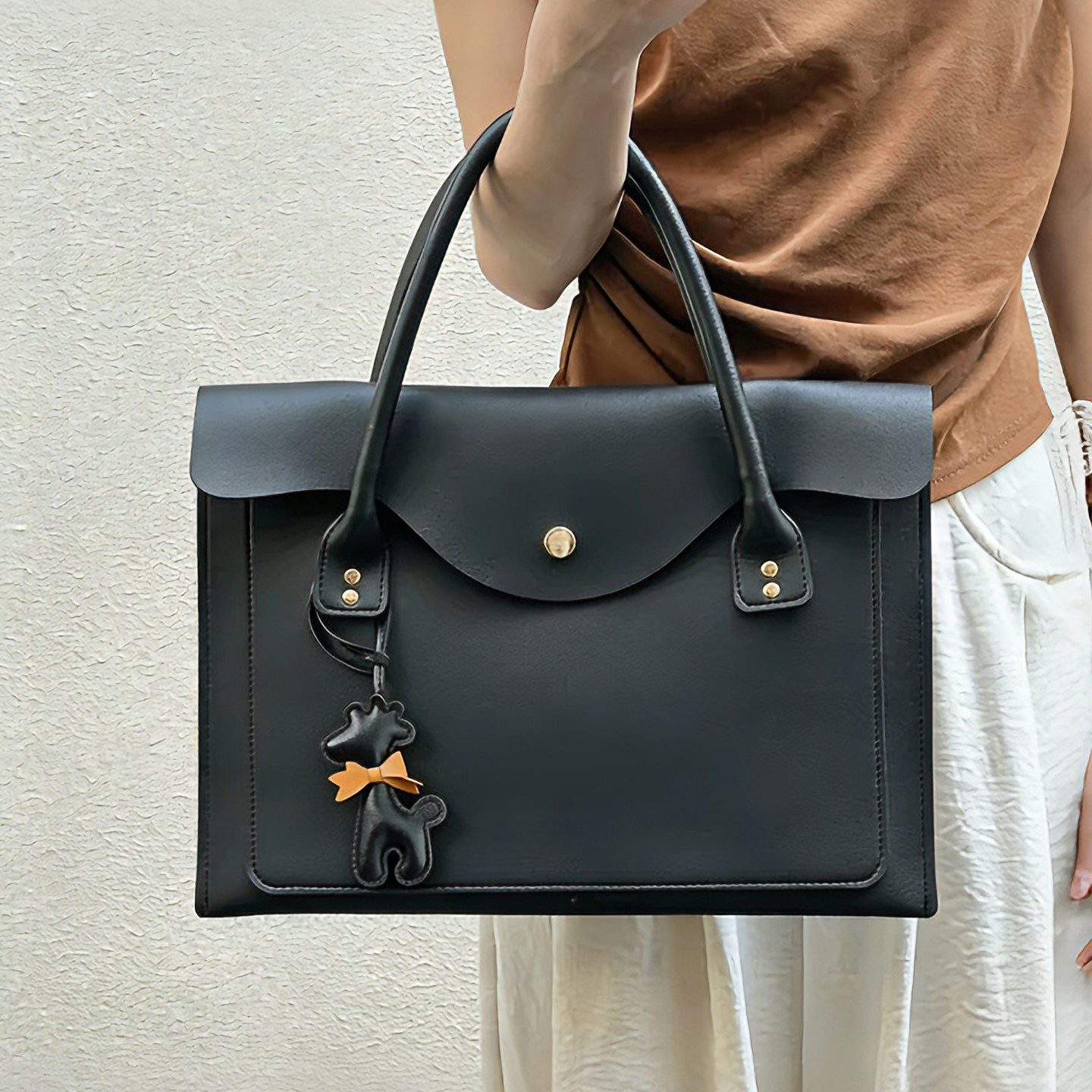 2025新款防水大容量笔记本电脑包适用华为苹果matebook air13.3寸14寸15寸16寸手提包笔记本包上班通勤公文包