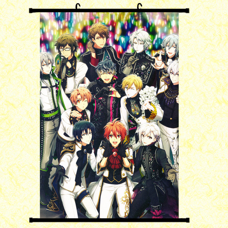 偶像星愿周边海报动漫帅哥背景壁画idolish7七濑陆九条天挂画现货