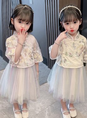 中国风襦裙女童薄款小童古风汉服