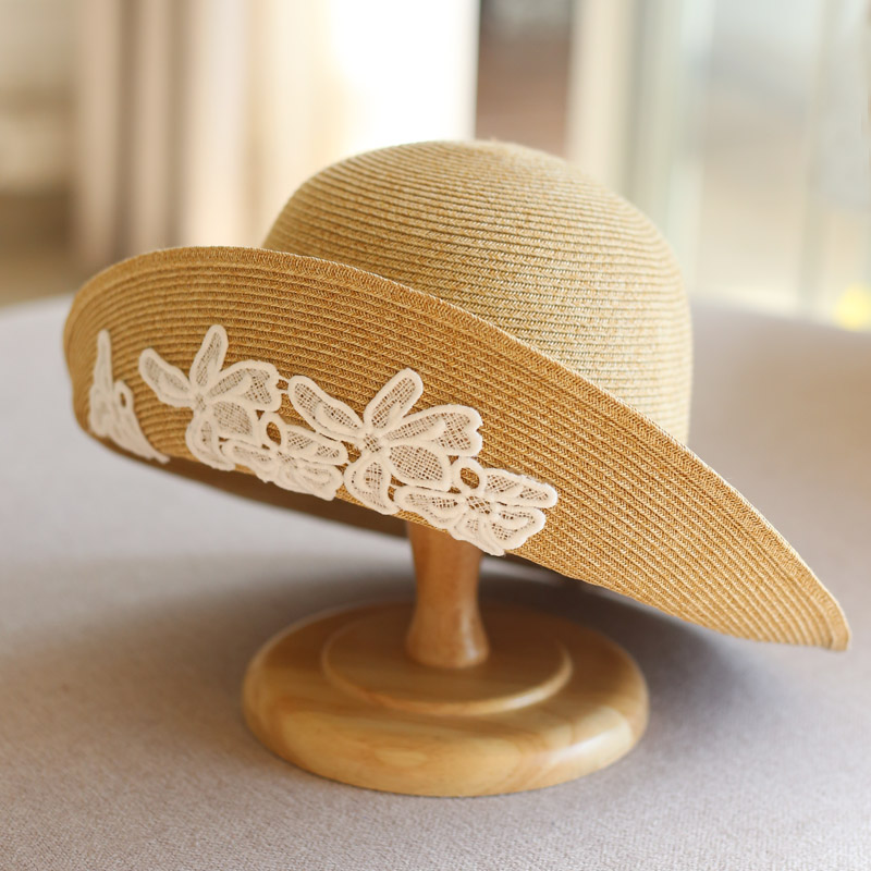 渔夫帽出游休闲夏季宽檐蕾丝