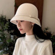 赫本风羊毛呢渔夫帽女款 法式 复古小香风礼帽盆帽优雅气质名媛帽子
