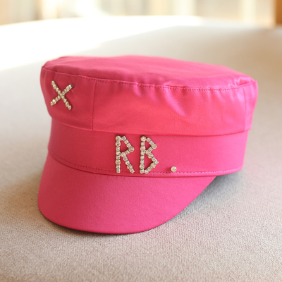 鸭舌帽出游休闲女秋冬宽严字母