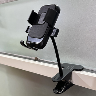桌面直播大力夹软管手机支架懒人支架摆摊手机夹三轮车路摊手机架