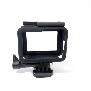 适用于gopro567保护套边框保护壳运动相机防摔固定狗笼支架外壳子