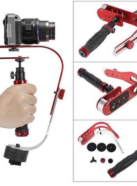 单反相机弓型手持稳定器红色/黑色微单弓形稳定器手机平衡器 手柄