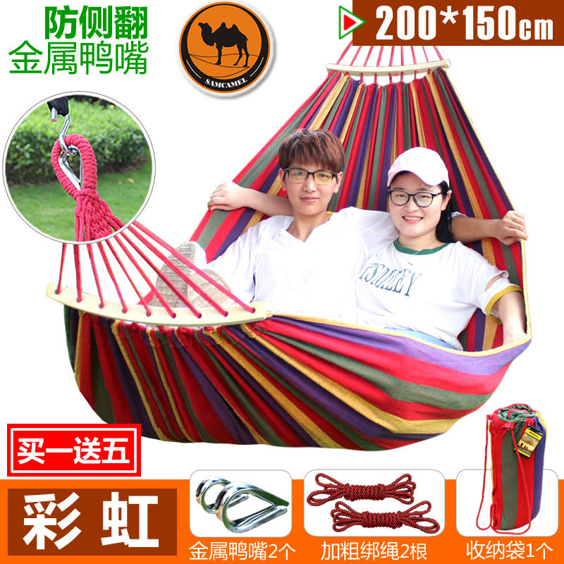 沙漠骆驼户外吊床单人双人加厚帆布吊椅野营室内宿舍秋千寝室摇床|msdalam kategori luar/Mountaineer/Camping/Aksesori perjalanan, Perabot luaran, Hammock - dari Buy2taobao.com untuk memberikan perkhidmatan ejen Taobao profesional membeli