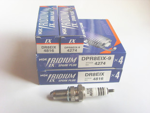 NGK摩托车铱金火花塞DR8EIX DPR8EIX-9对应DPR8EA-9 D8TC D8EA