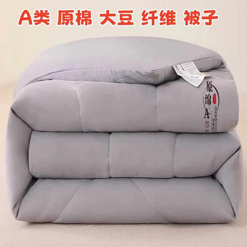 大豆纤维被子空调被夏凉被双人春秋被芯加厚保暖冬被棉被单人宿舍,床上用品,化纤被,淘宝优惠券,粉丝福利购,淘宝优惠卷