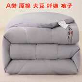 大豆纤维被子空调被夏凉被双人春秋被芯加厚保暖冬被棉被单人宿舍