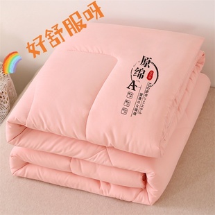 加厚大豆纤维被子春秋被加厚冬被保暖空调被夏被单双人被芯宿舍