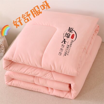 加厚大豆纤维被子春秋被加厚冬被保暖空调被夏被单双人被芯宿舍