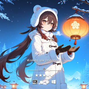 原神 游戏动漫 胡桃 二次元 手机平板pad电脑高清壁纸 4K8K壁纸