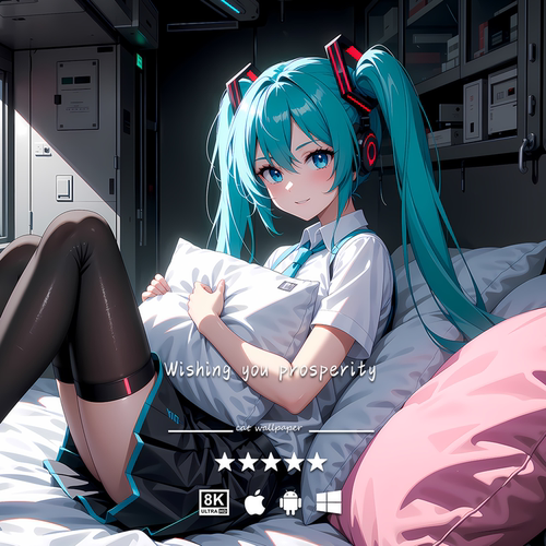虚拟歌姬 初音未来-28 二次元游戏动漫 4K8K手机平板电脑高清壁纸