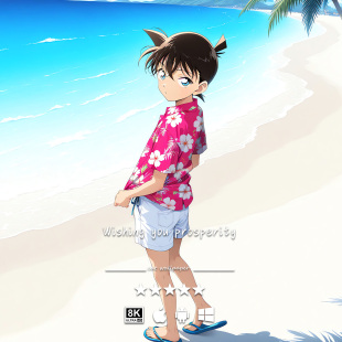 游戏动漫 工藤新一13 手机平板电脑高清壁纸 名侦探柯南 4K8K壁纸