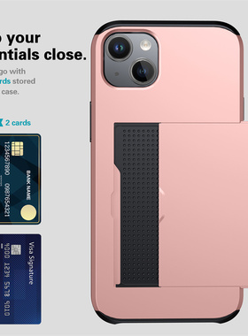 适用苹果16pro max推拉插卡手机壳iphone17promax硅胶全包保护壳14/1滑盖16e简约12钱包后盖插卡17Air保护套