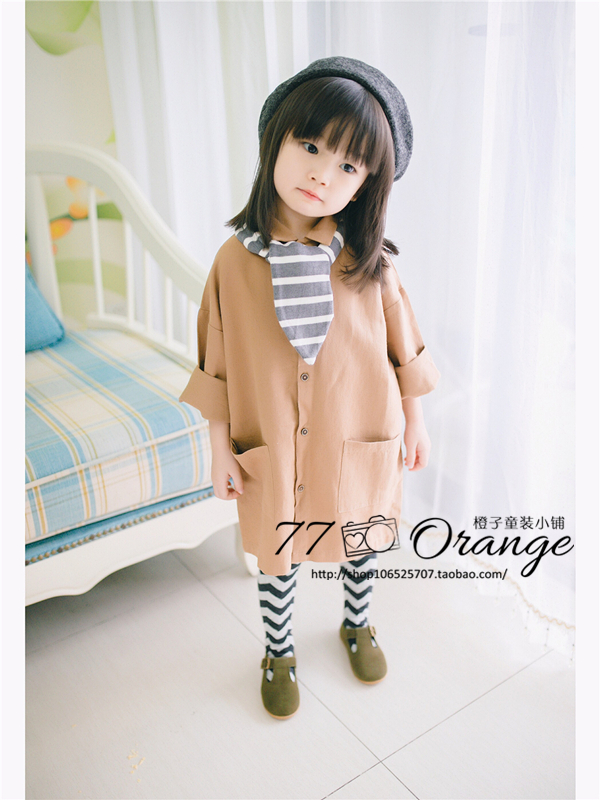Chemise fille à manche longue - Ref 2085427 Image 1