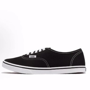 舒適 簡約 Authentic 黑色 板鞋 男女同款 低幫 Vans