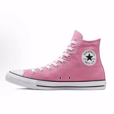 Converse Chuck Taylor All Star 高帮 帆布鞋 男女同款 蜜粉