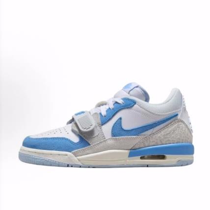 Jordan Legacy 312 AIR JORDAN 低帮 儿童篮球鞋 白蓝色 男女同款