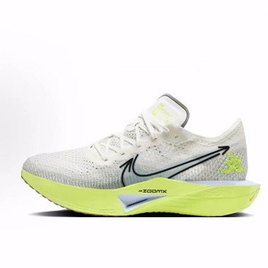Nike ZoomX Vaporfly Next% 3 低帮长跑竞速跑步鞋 男款 米绿色
