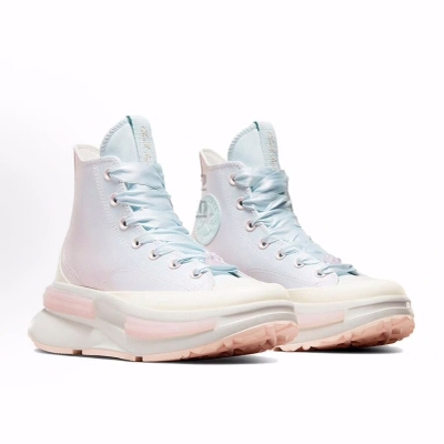 Converse Run Star Legacy CX 舒适百搭 高帮 板鞋 女款 白粉蓝
