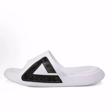 匹克 态极经典拖 经典潮流 百搭 减震防滑一字拖鞋 女款 白黑