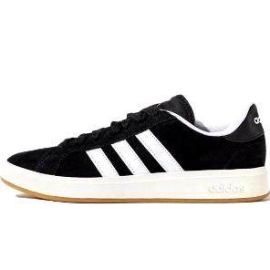 adidas Grand Court Base 00s  低帮 板鞋 男女同款 黑白色