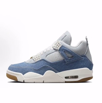Jordan Air Jordan 4 TEX “Worn Blue”中帮 复古篮球鞋男女同款
