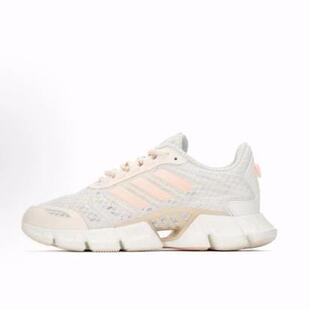adidas Climacool Climacool透气 中帮 休闲跑步鞋 女款 米粉