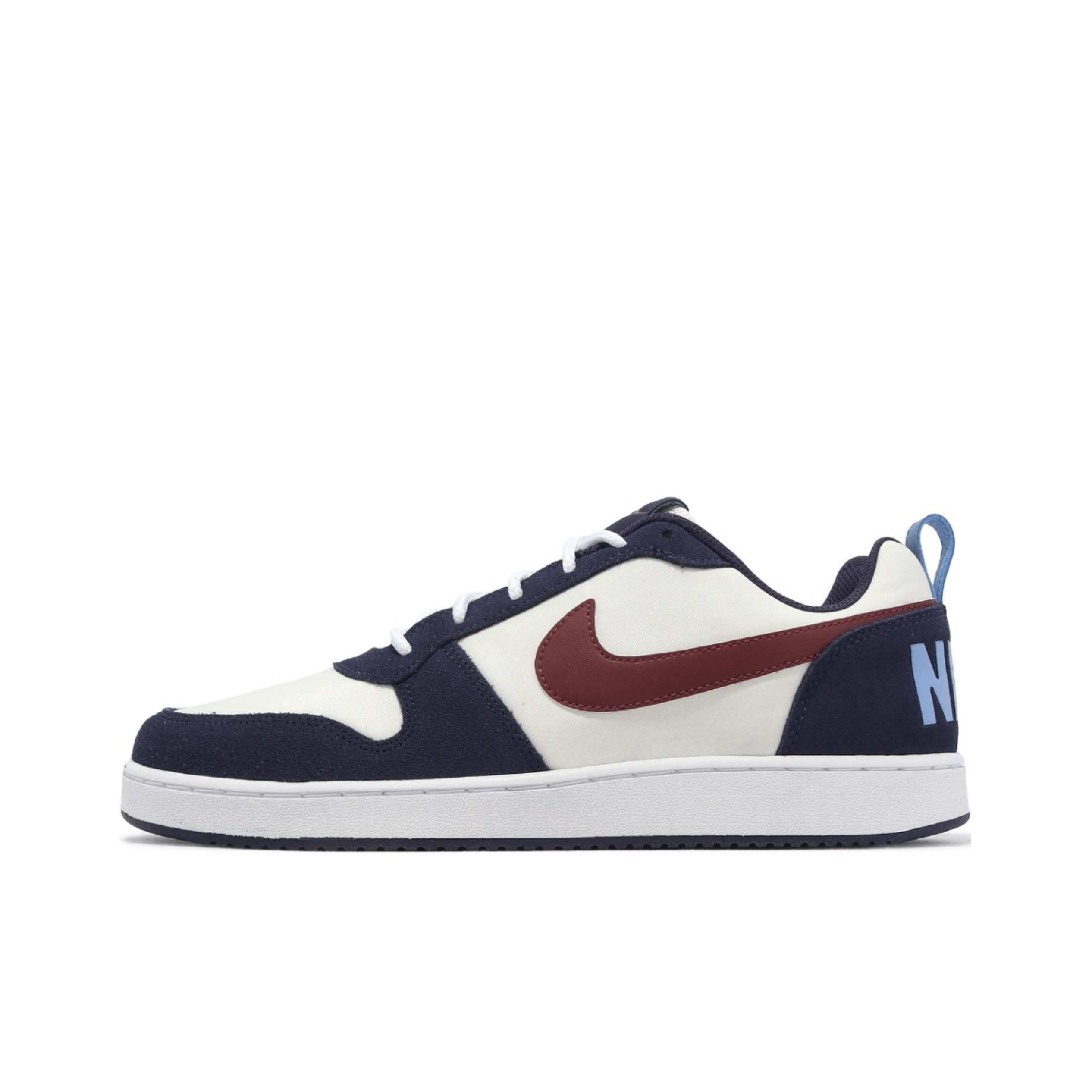 Nike Court Borough Premium 低帮 板鞋 男款 蓝白FV8109-161