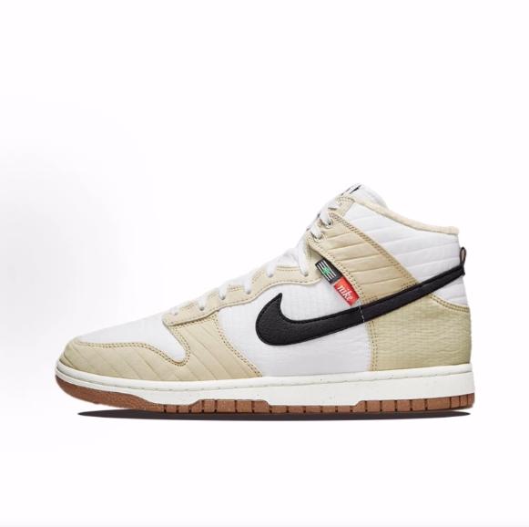 Nike Dunk High "Toasty Rattan" 高帮 板鞋男款浅棕白可回收材料