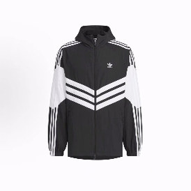 adidas originals ADICOLOR WINDBREAKER logo连帽夹克外套 男款