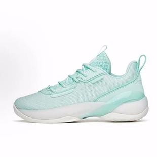 Anta安踏 轻骑兵7 减震防滑耐磨 低帮 实战篮球鞋 绿白