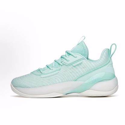 Anta安踏 轻骑兵7 减震防滑耐磨 低帮 实战篮球鞋 绿白