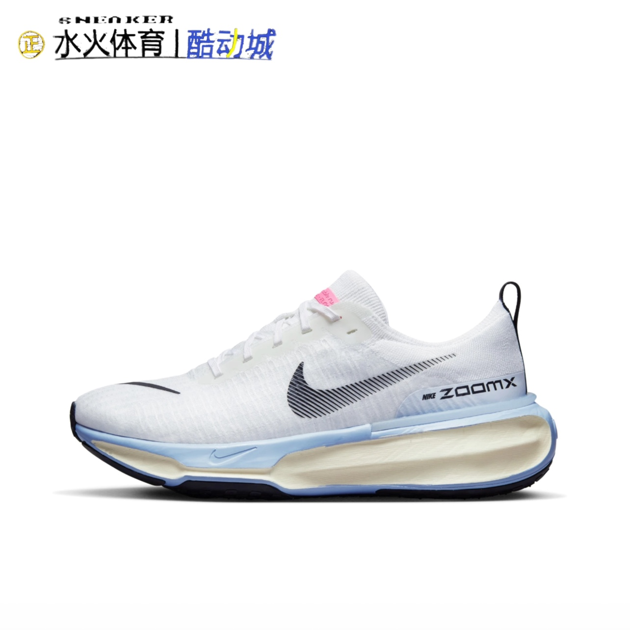 Nike ZoomX Run Flyknit 3白蓝色 跑步鞋DR2615-100-003 DZ3027