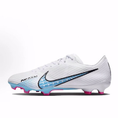 NikeMercurialVapor15低帮胶质短钉胶质长钉足球鞋男女同款白蓝色
