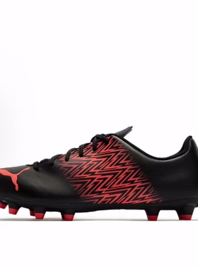 PUMA彪马 Tacto FG（胶质长钉） 足球鞋 男款 黑粉