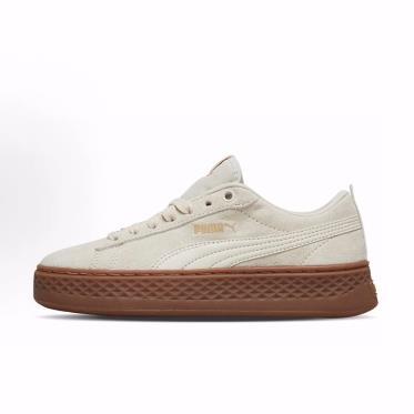 PUMA Smash Platform  SD 绒面革 低帮 板鞋 女款