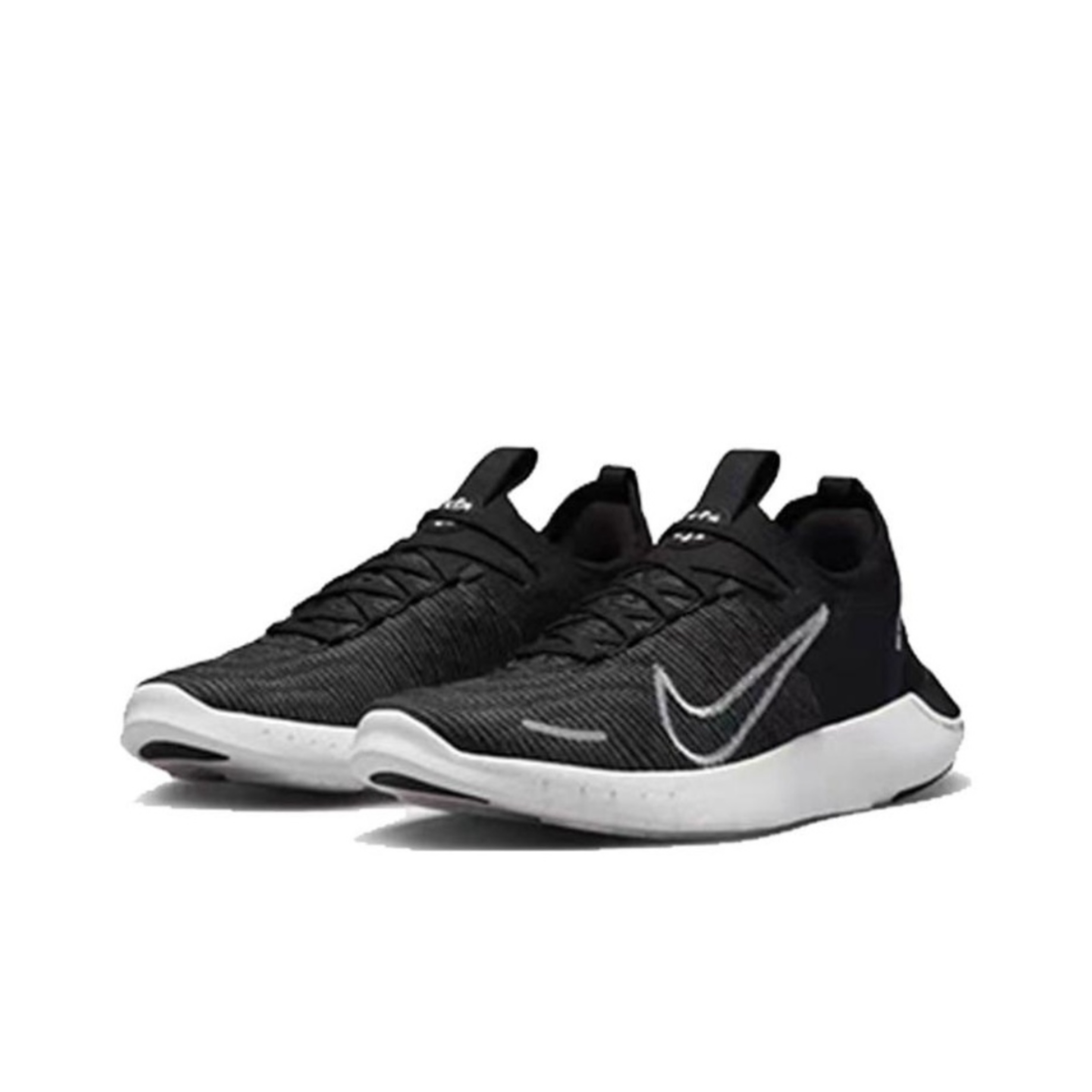 Nike Free RN 5.0 舒适百搭 低帮跑步鞋 男款 黑白FB1276-002