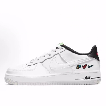 Nike Air Force 1 Peace Love Swoosh 休闲  低帮 板鞋 女款 白色