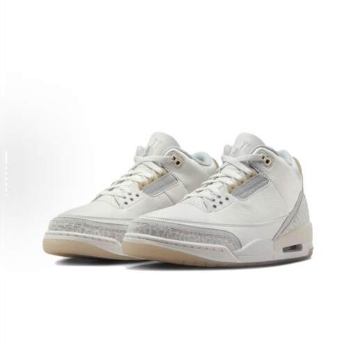 JORDAN Air Jordan 3 Low LVORY复古篮球鞋男女同款FJ9479-100