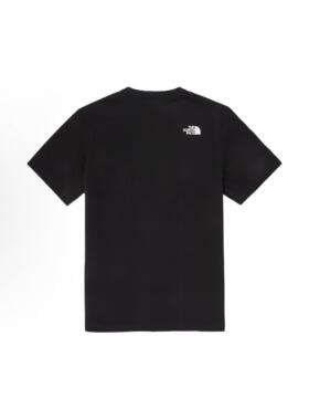 北面THE NORTH FACE 短袖 美式复古 正肩T恤 男款 黑色NT7UQ49A