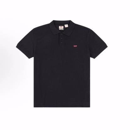 levi’s 红旗标刺绣短袖Polo衫 男款 黑色