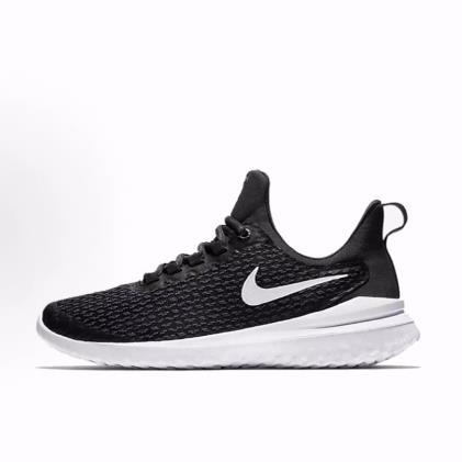 Nike Renew Rival 2E 简约 低帮 马拉松跑步鞋 女款 黑白 Wide