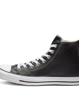 Converse All Star Leather 皮质 高帮 帆布鞋 男女同款132170C