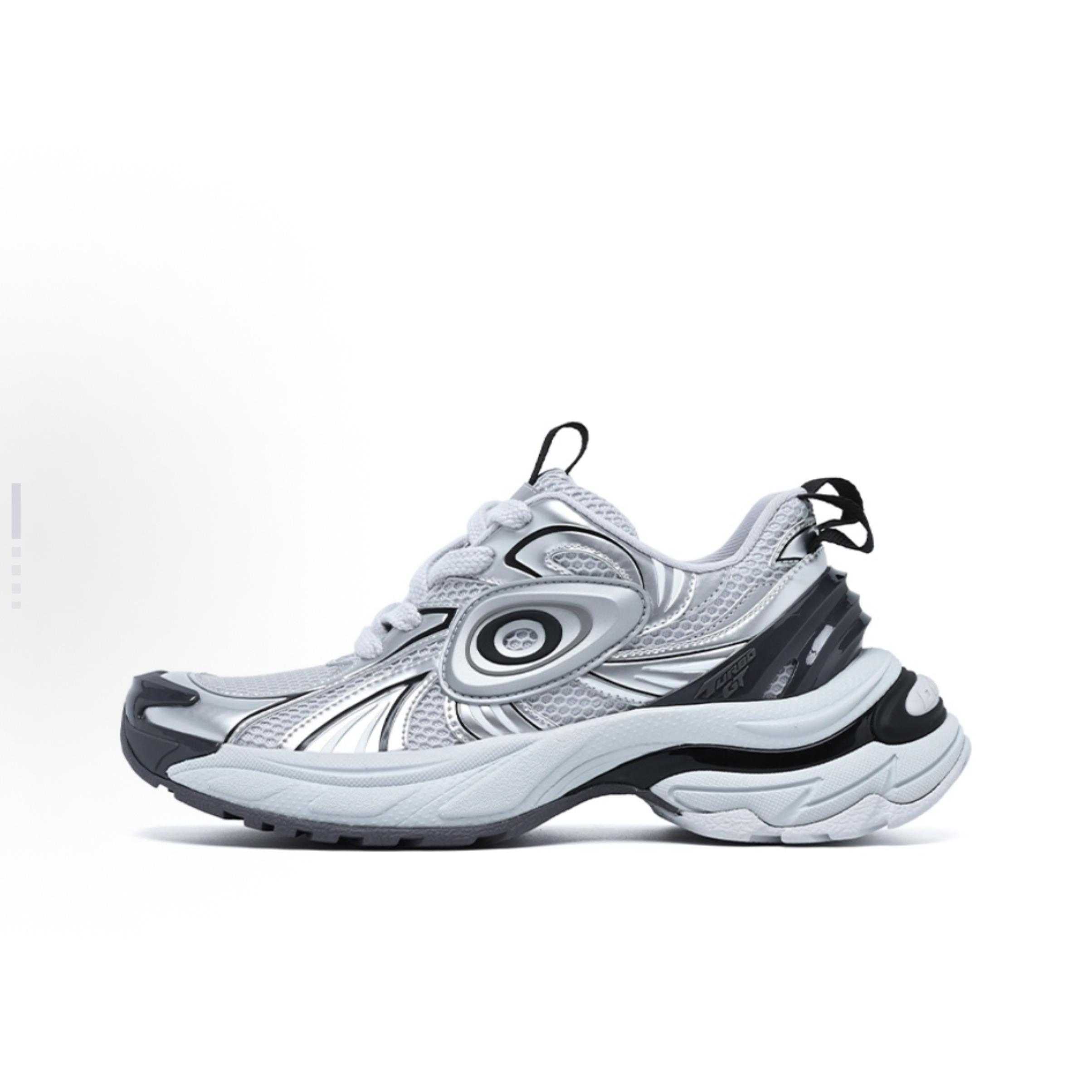 OLD ORDER Turbo GT低帮 老爹鞋 男女同款 白银色O2320709