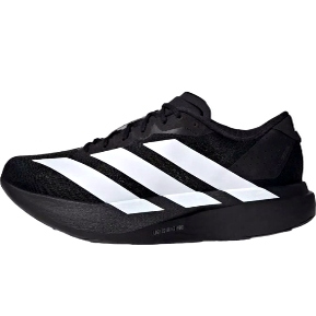 adidas Adizero Evo SL 低帮 马拉松训练竞速跑步鞋 男款 黑白